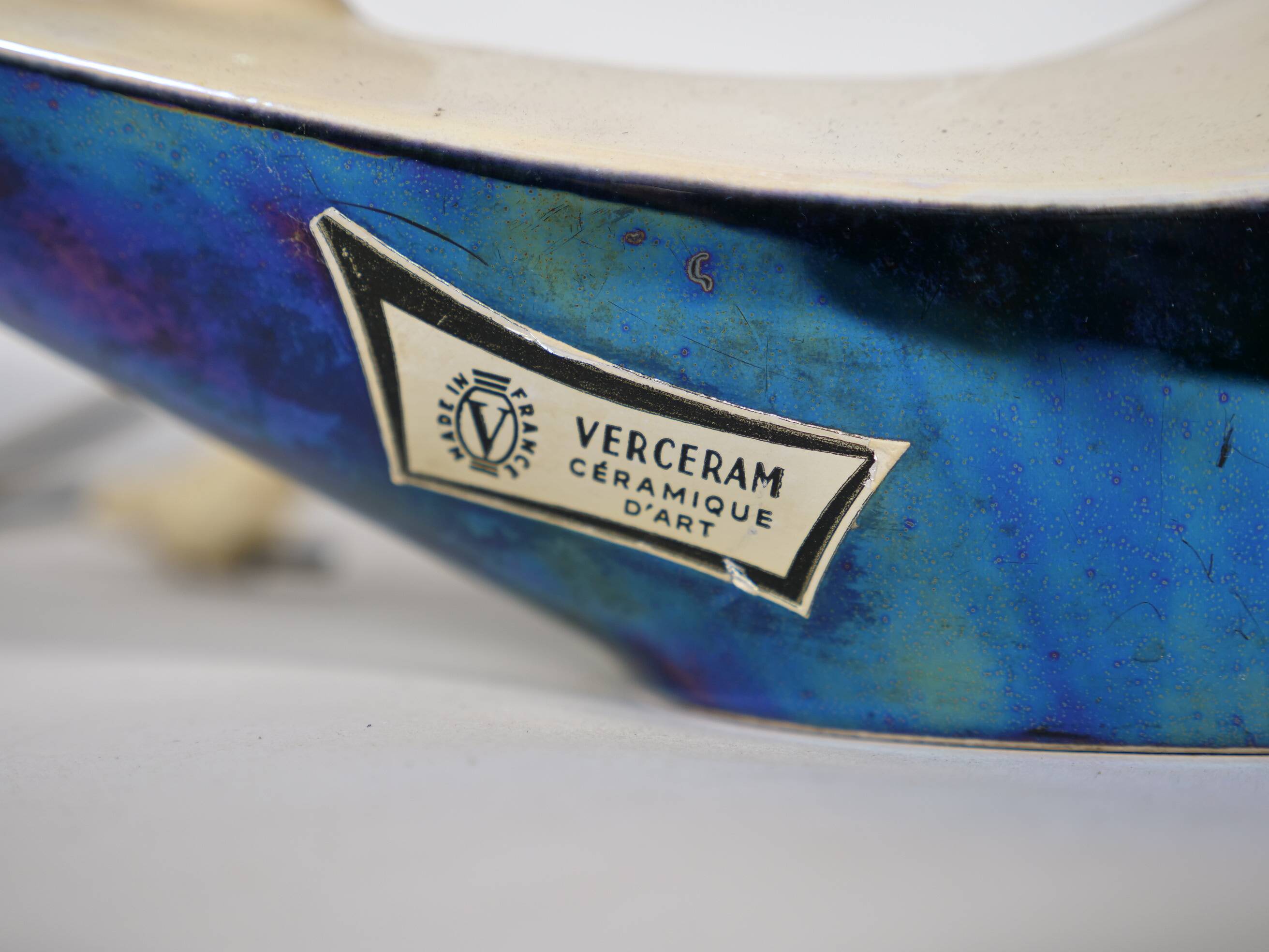 Mid-Century Vintage Table Lamp by Verceram Céramique – 1950s