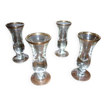 4 bistro stemmed glasses