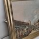Painting on canvas "Feast of the Ascension" in Venice 44x65 cm