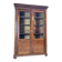 Bibliothèque en acajou flammé d’époque restauration xix eme siècle