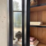 Napoleon 3 walnut window glass cabinet