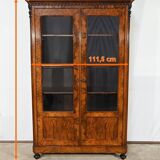 Burl Walnut Bookcase, Restoration Period – Early 19th Century