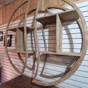 YIN YANG TEAK BOOKSHELF