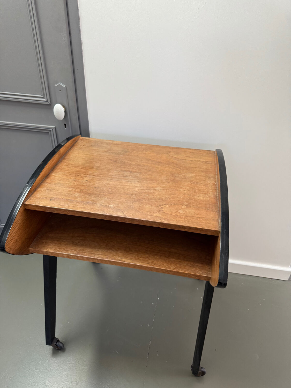 Vintage TV cabinet with tapered legs