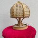 Vintage rattan lamp