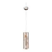 Suspended glass tube mirror Italian design