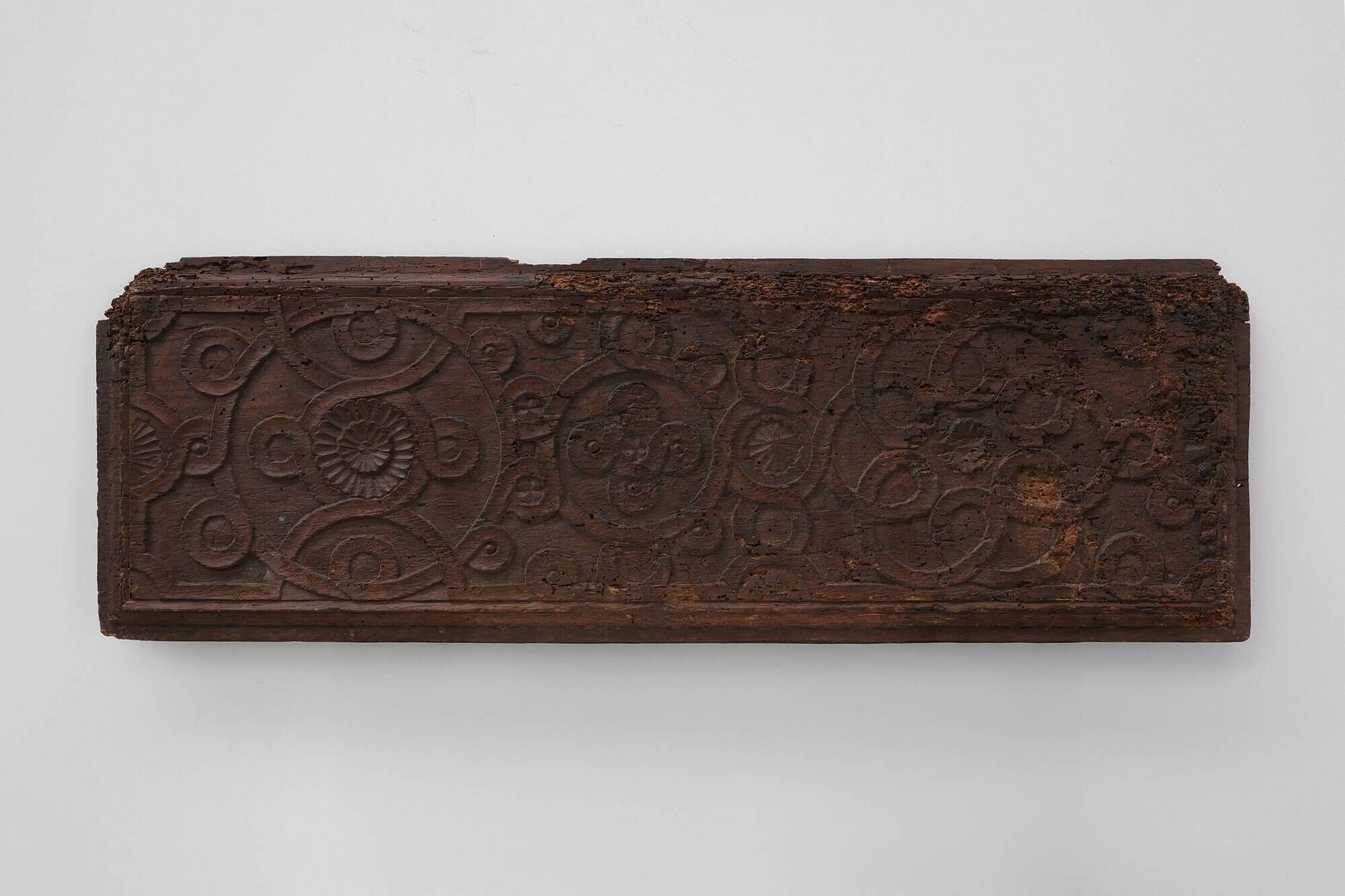 16th Century Gothic Wood Panel from France with Geometric Ornament