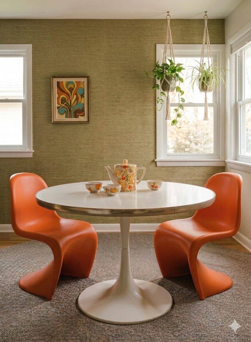 Table à manger design iconique Tulipe