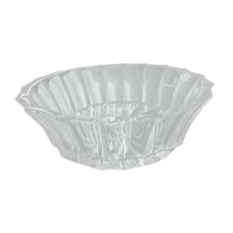 Cut crystal salad bowl