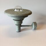 Classic Danish Vintage Outdoor Wall Lamp in Galvanized Steel