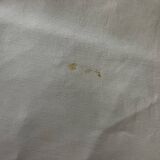 Linge ancien d'exception, très grande nappe brodée