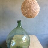 Suspension ball in rope and rattan