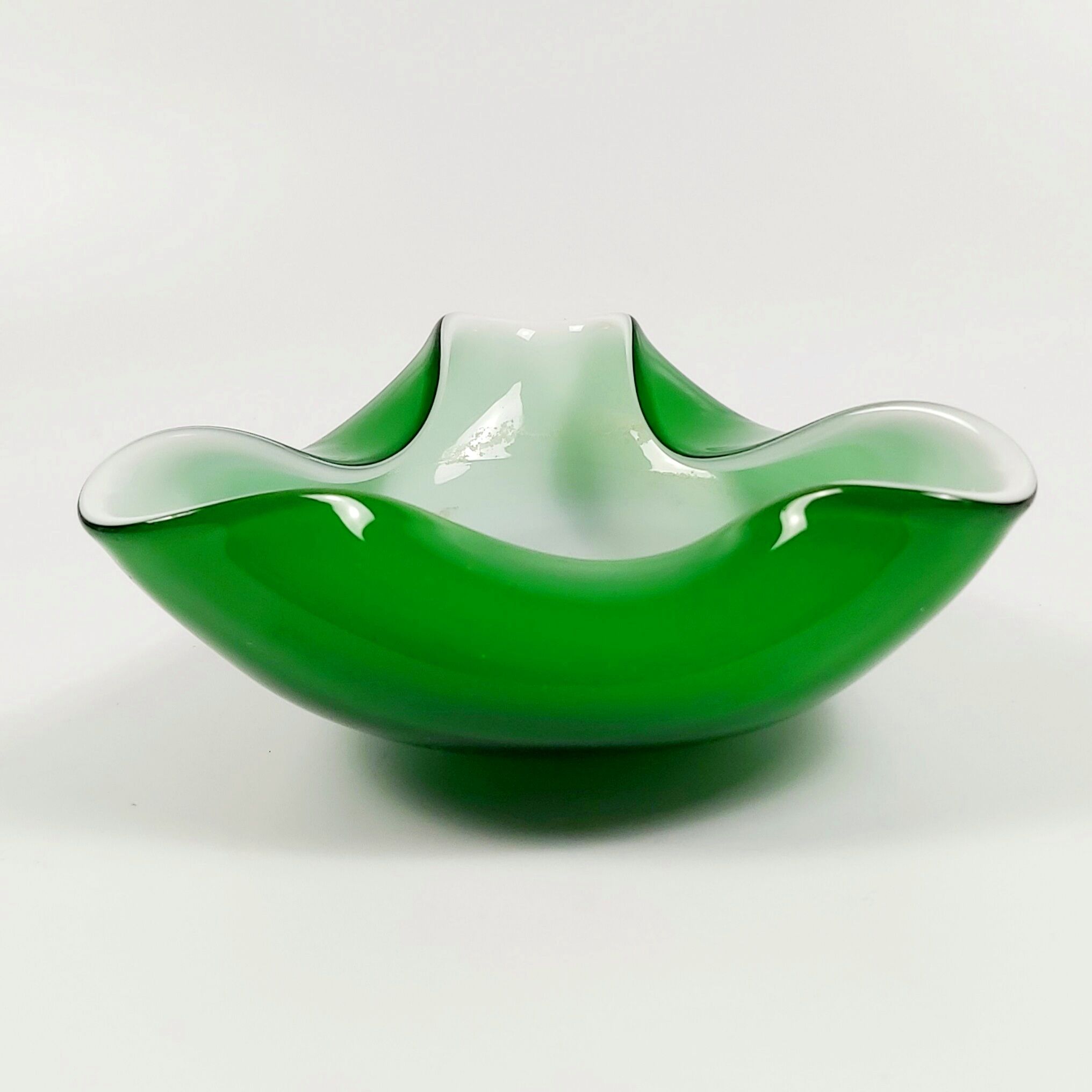 Mid-Century Murano Glass Ashtray by Flavio Poli, 1960s