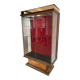 Brass display case from the Lutetia hotel with integrated lighting.