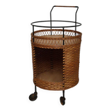 Vintage wicker bar