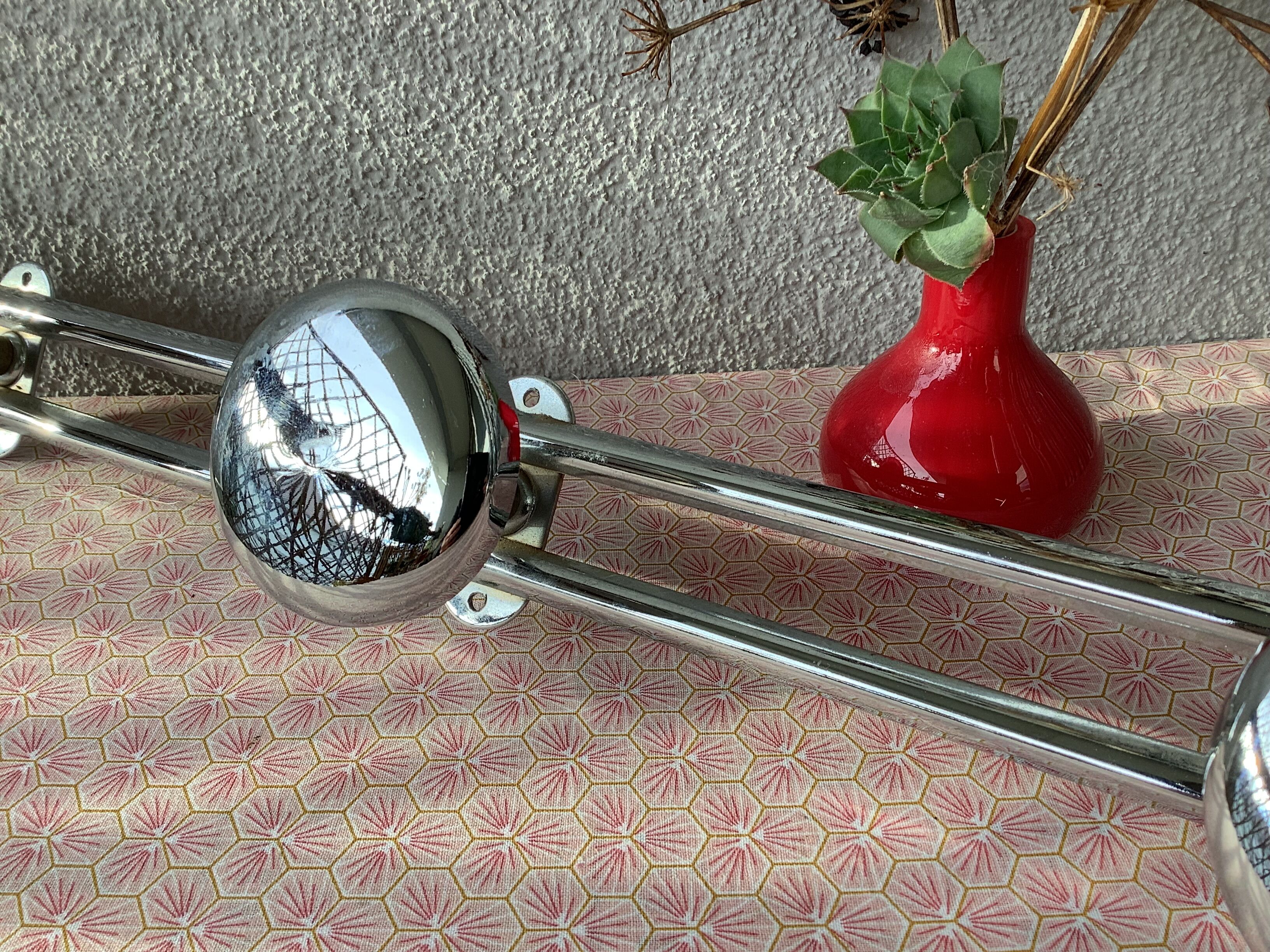 Vintage 70' chrome patère