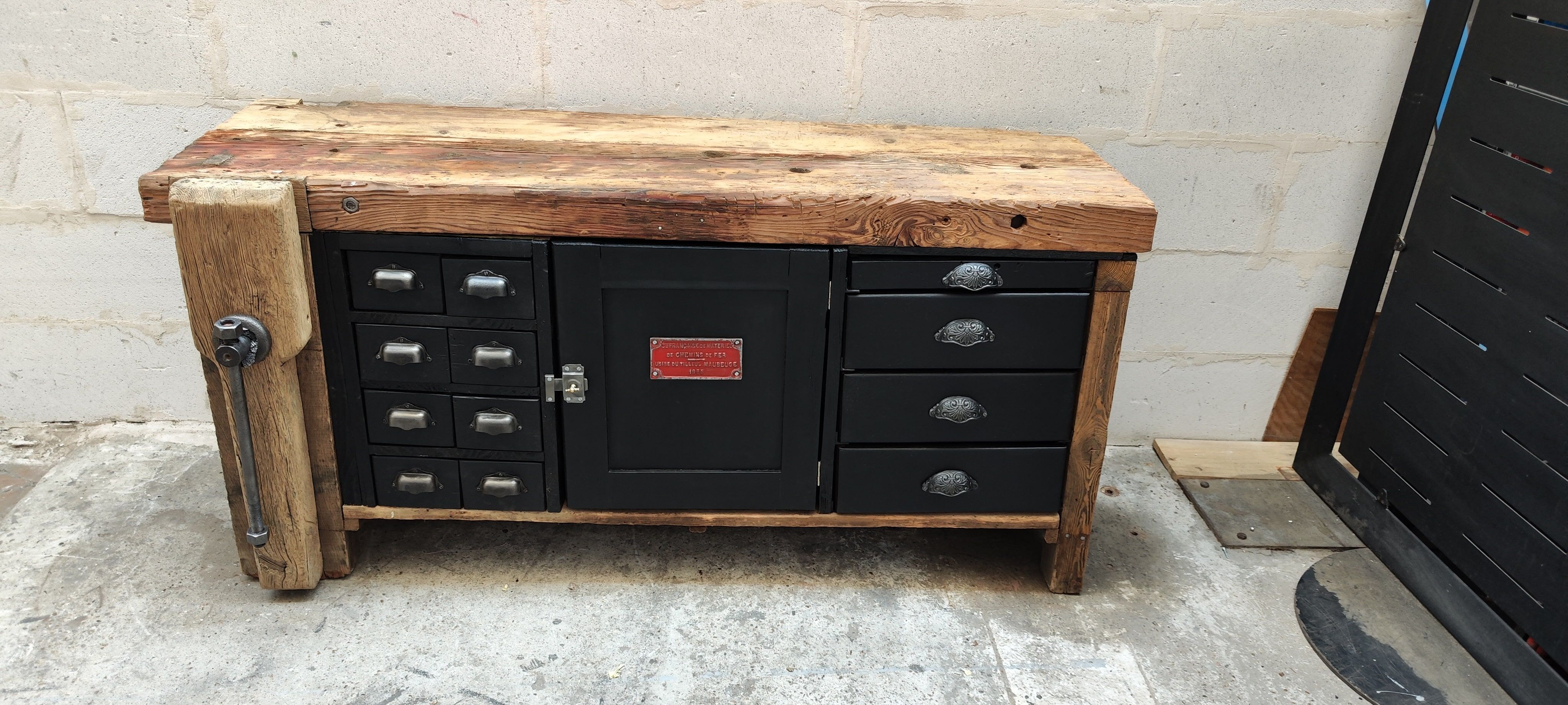 Carpenter's workshop table