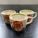 Set of 3 Sarreguemines cups and 1 mug