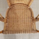 Old chair in bamboo 60s