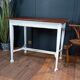 English dairy table With Graffiti on the Top