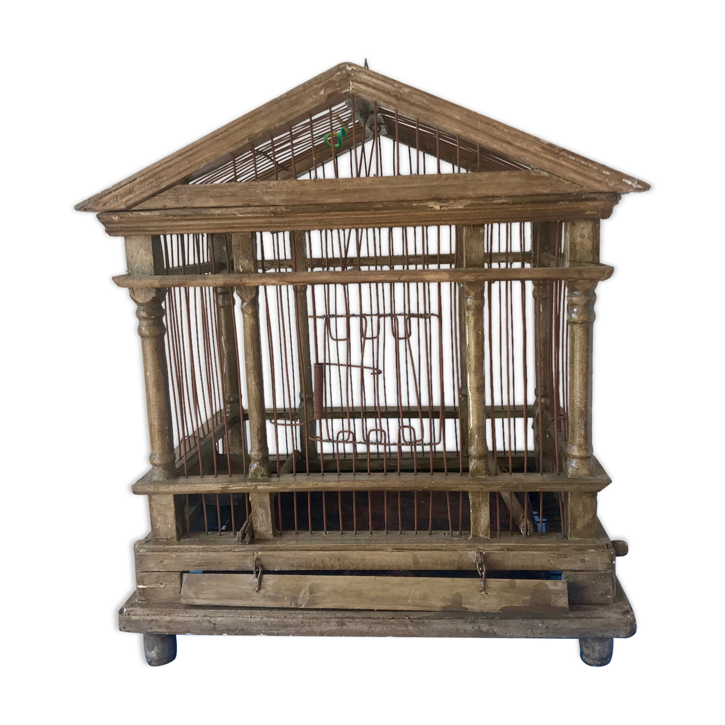 Old wooden cage