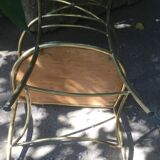 Large office chair circa 1950/60 in Brass