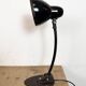 Industrial Black Enamel Bauhaus Desk Lamp, 1930s