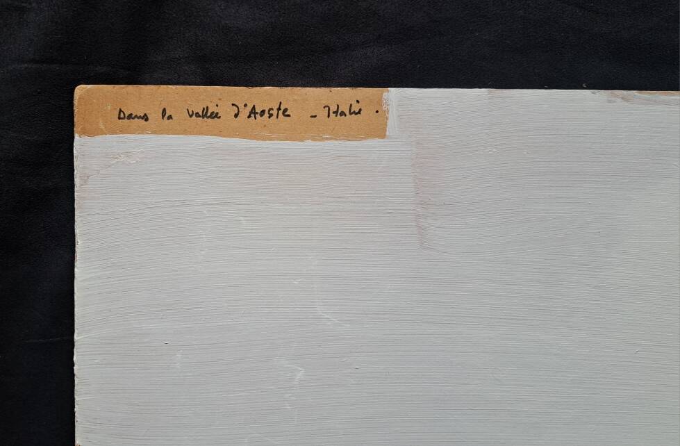 Pair of post-impressionist paintings signed BERJONNEAU, oil on cardboard.