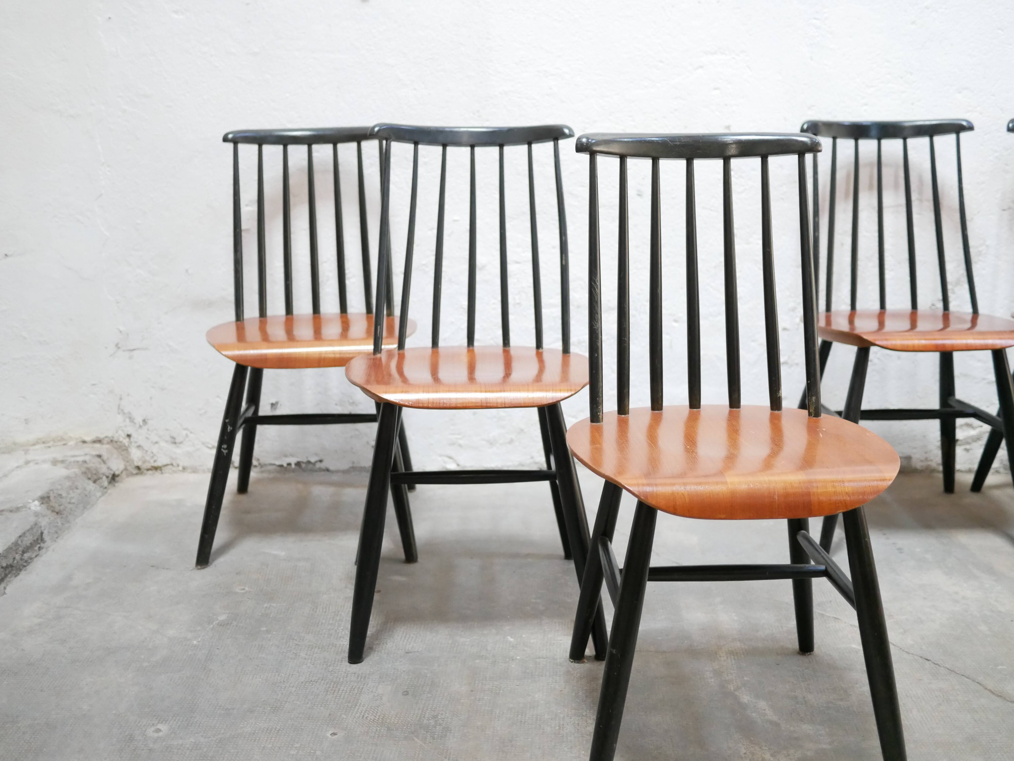 Vintage Scandinavian chair by I.Tapiovaara model Fanett