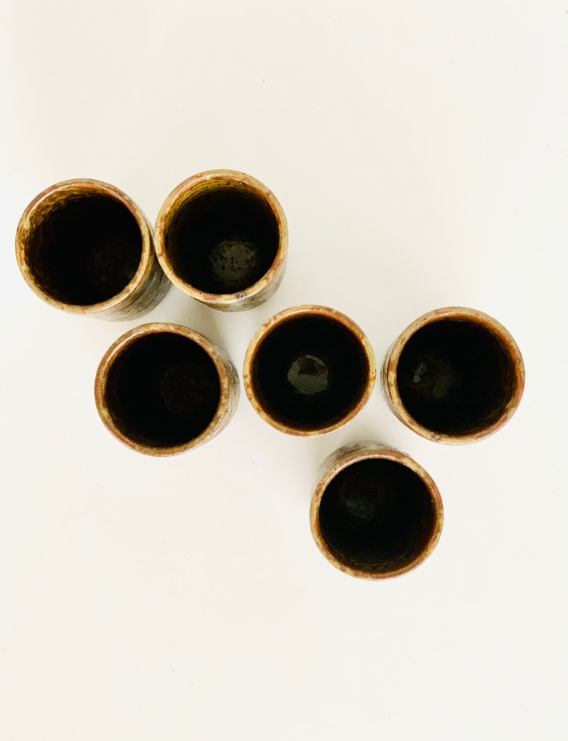 Lot of 6 sandstone cups