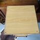 Vintage rattan and glass shelf