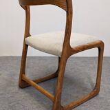 Set of 4 Baumann sled chairs, France circa 1970.