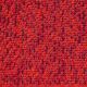 Fauteuils vintage rouge et noir, les 2