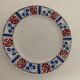 5 flat plates Sarreguemines, Tabarin model