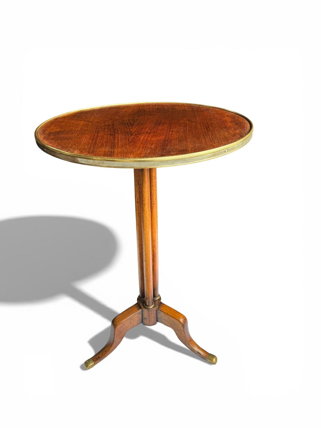 Side table / guéridon from the 19th century, tripod base "crowned dragon"