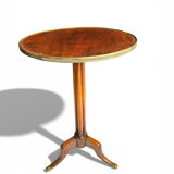 Side table / guéridon from the 19th century, tripod base "crowned dragon"