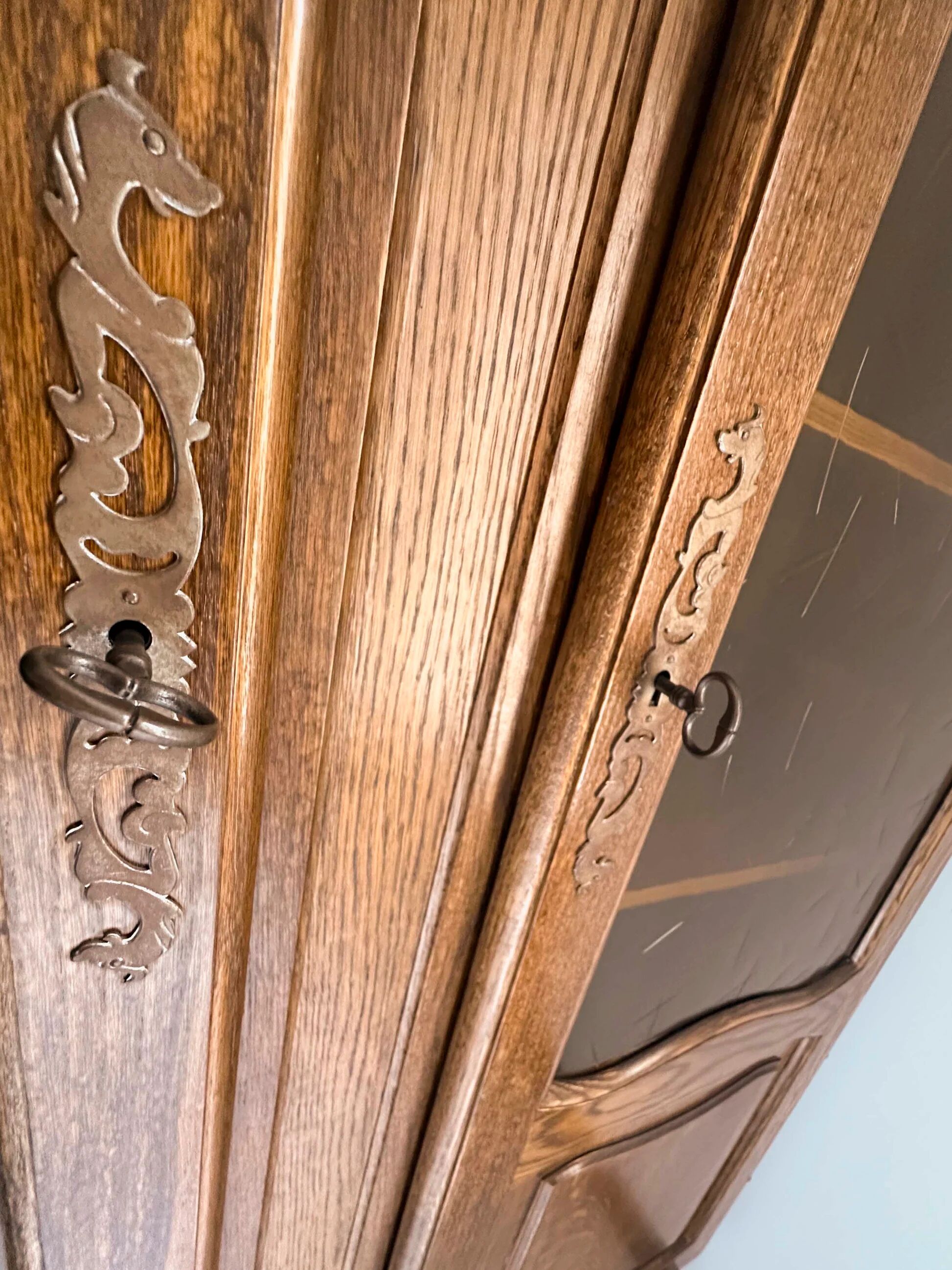 Solid oak library - Riskoff brand