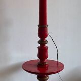 Wooden floor lamp base from the 60s