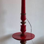 Pied de lampadaire en bois des années 60