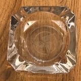 Vintage ashtray engraved glass