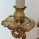 Pair of Régence style wall sconces in gilded bronze