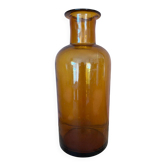Amber glass bottle, vase