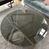 Smoked glass coffee table