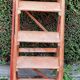 Varnished painter's step ladder