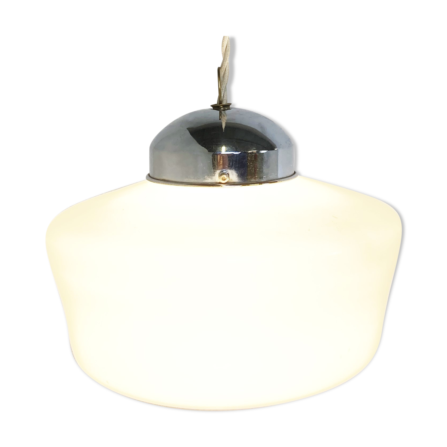 Opaline pendant light 1930s