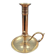 Old brass cellar rat, sliding candlestick 20 cm