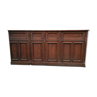 Bar counter in oak XX eme