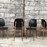 Set of 4 chairs model Pegasus edited by Baumann - 60s