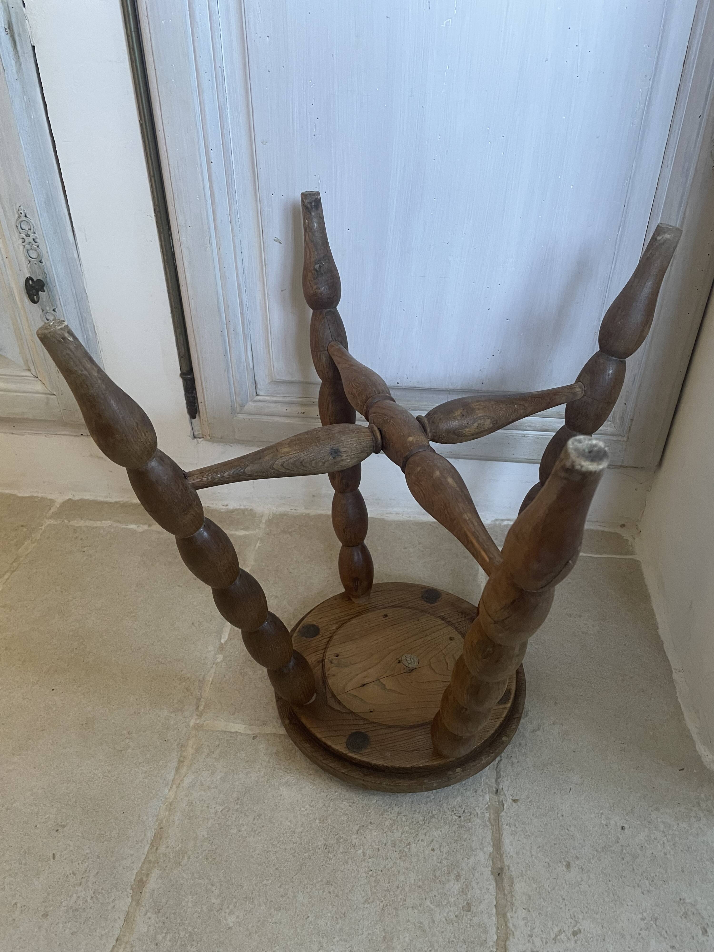 Vintage wooden stool