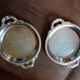 2 original stainless steel dishes